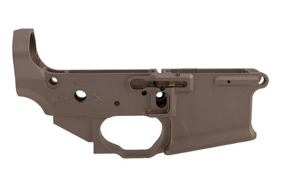 Sons of Liberty Gun Works / FCD FDE AR-15 Lower Receiver has a flared magwell